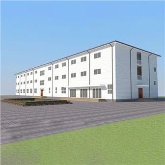 Hnyav pem teb Loading Steel Structure Hotel