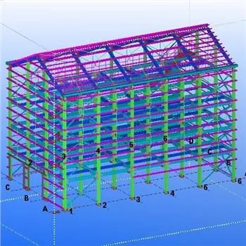 Hnyav Pem Teb Loaing Steel Structure Carpark