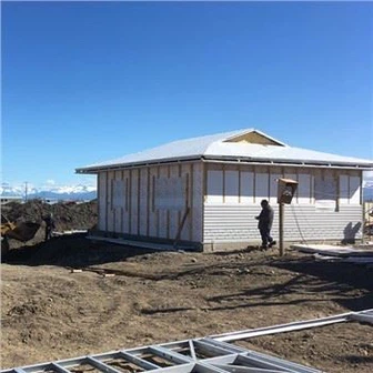 Thermal Resistant Light Gauge Steel Prefab Lub Tsev