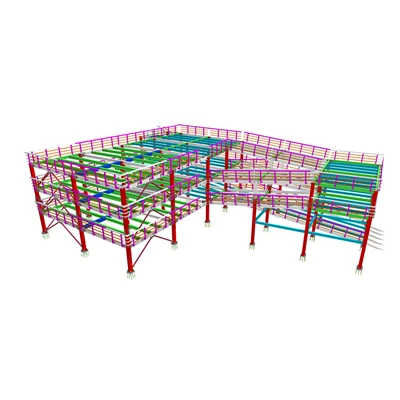 CBC Steel Structure Parking Garage Design Proposal for Manila City Center